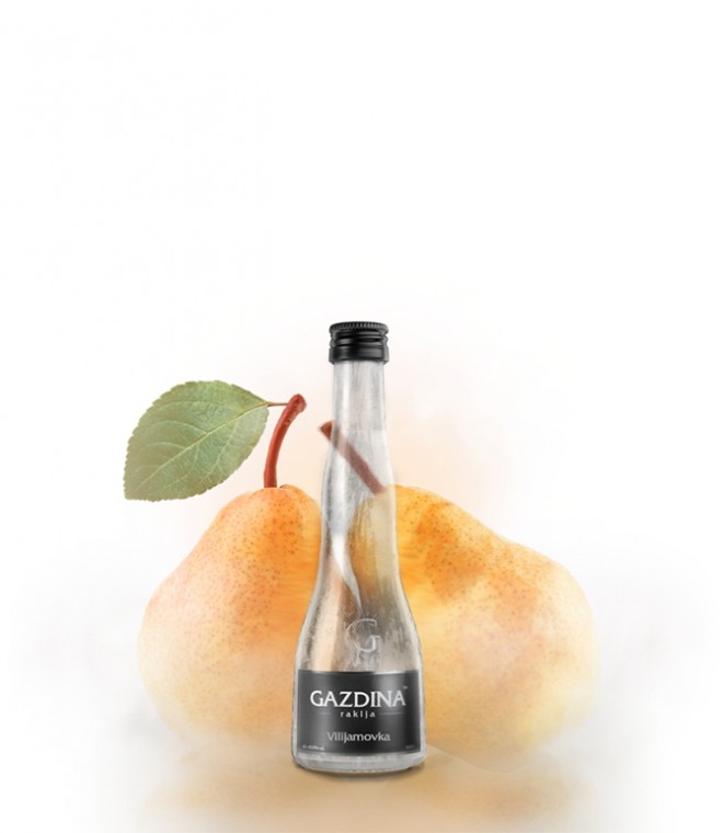 Rakija Viljamovka 40ml - Mini Pakovanje