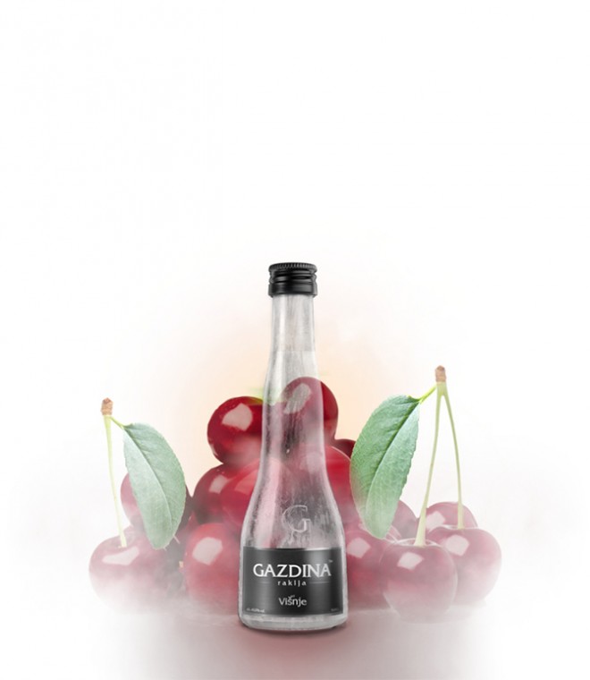 Rakija od Višnje 40ml - Mini Pakovanje