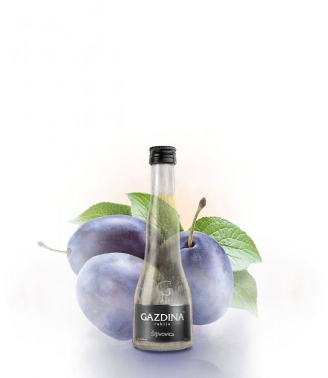 Rakija od Šljive 40ml - Mini Pakovanje
