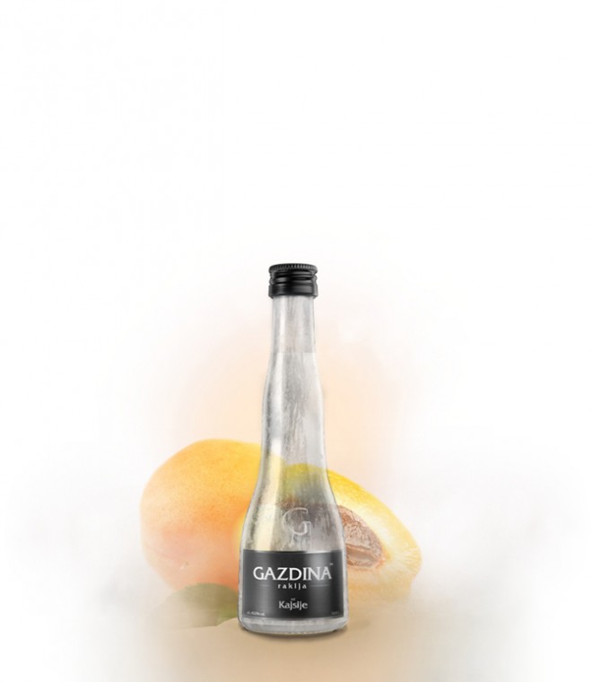 Rakija od Kajsije 40ml - Mini Pakovanje