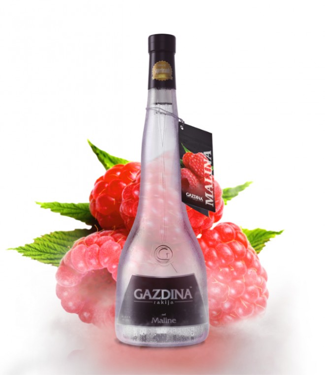 Rakija od Maline 700ml - Standard Pakovanje